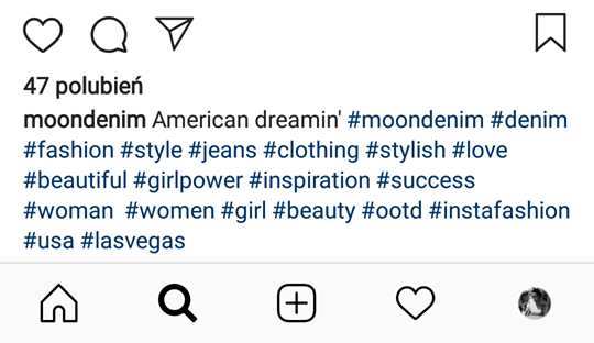 Dobór odpowiednich tagów i hasztagów do posta na Instagramie