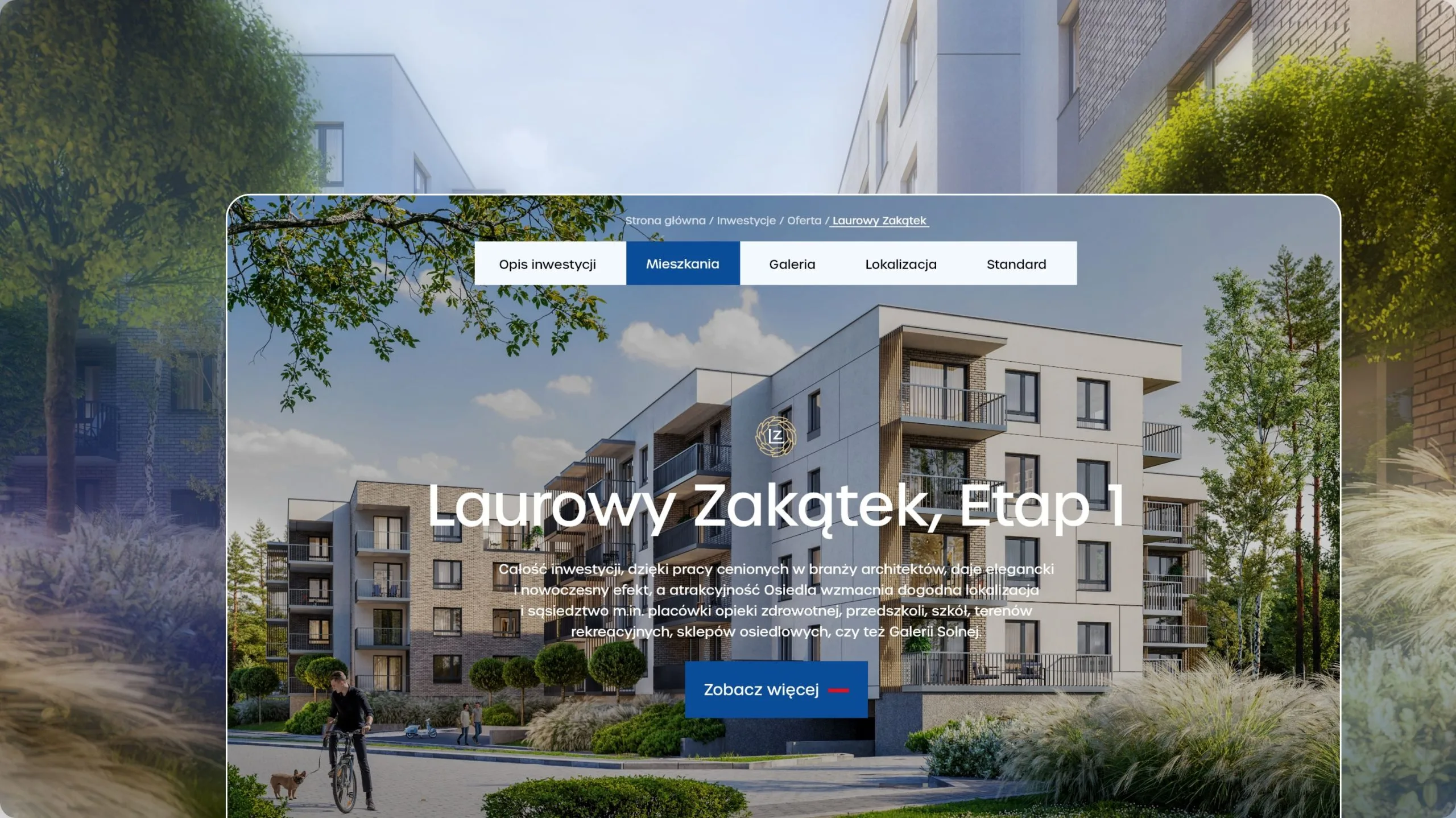 Serwis internetowy Alstal Dom z ofertą mieszkań i inwestycji