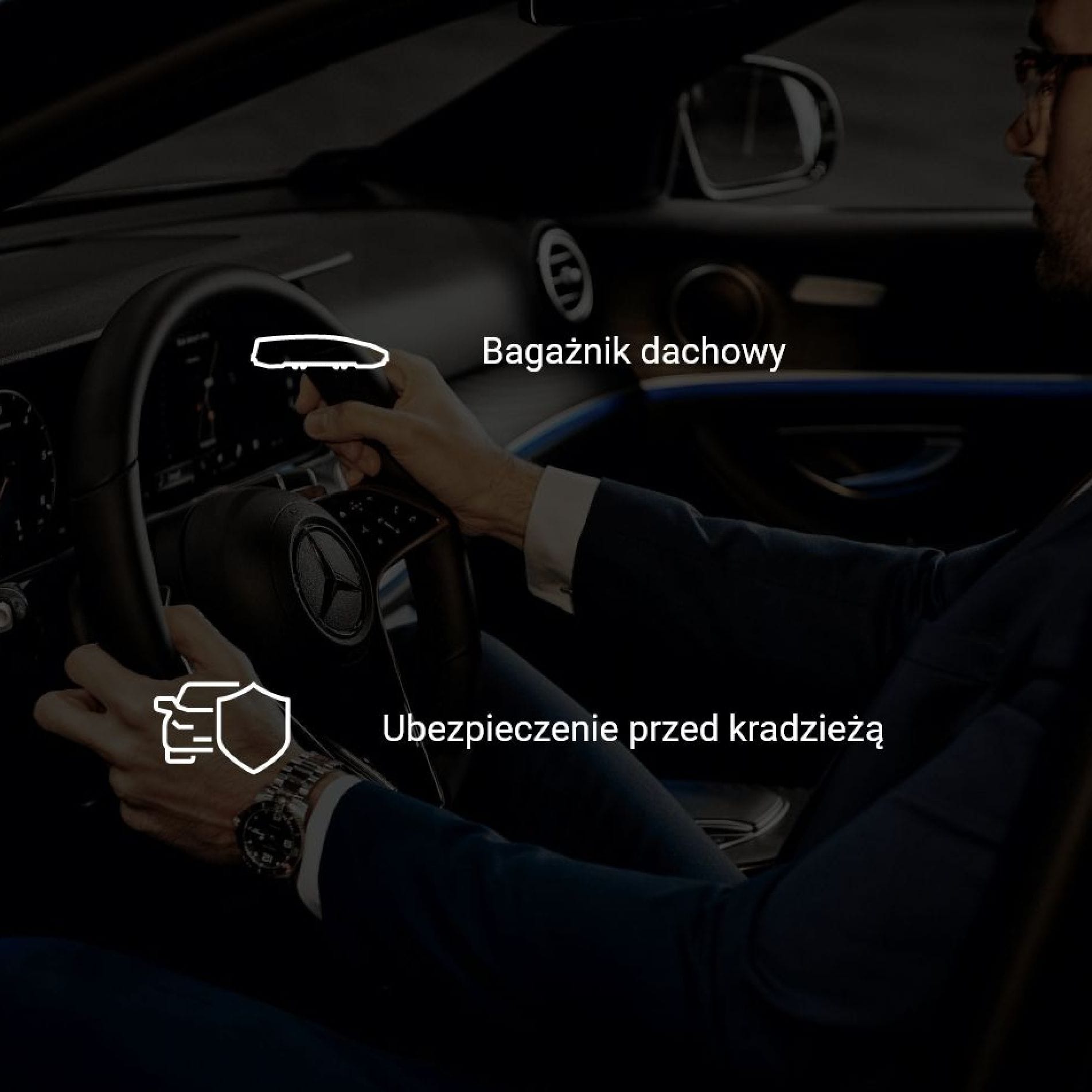 Dedykowane ikony w serwisie wynajmu samochodów premium